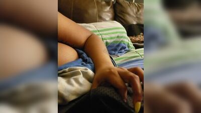 stepmom touching my Dick