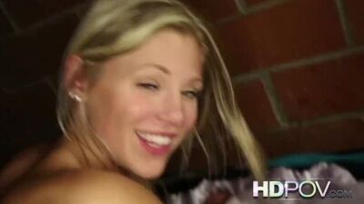 HDPOV Super sexy blonde babe riding your dick