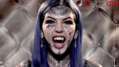 HO HUNTERS - Tattooed ghost Amber Luke wants to fuck
