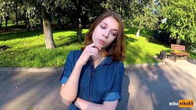 My first casting and my easiest money - Public Agent POV